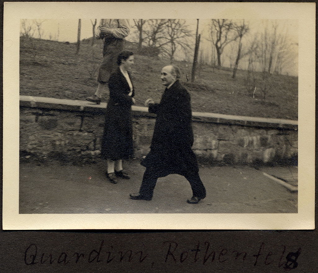 Guardini auf Rothenfels. Collectie Dr. Johannes Schneider.  